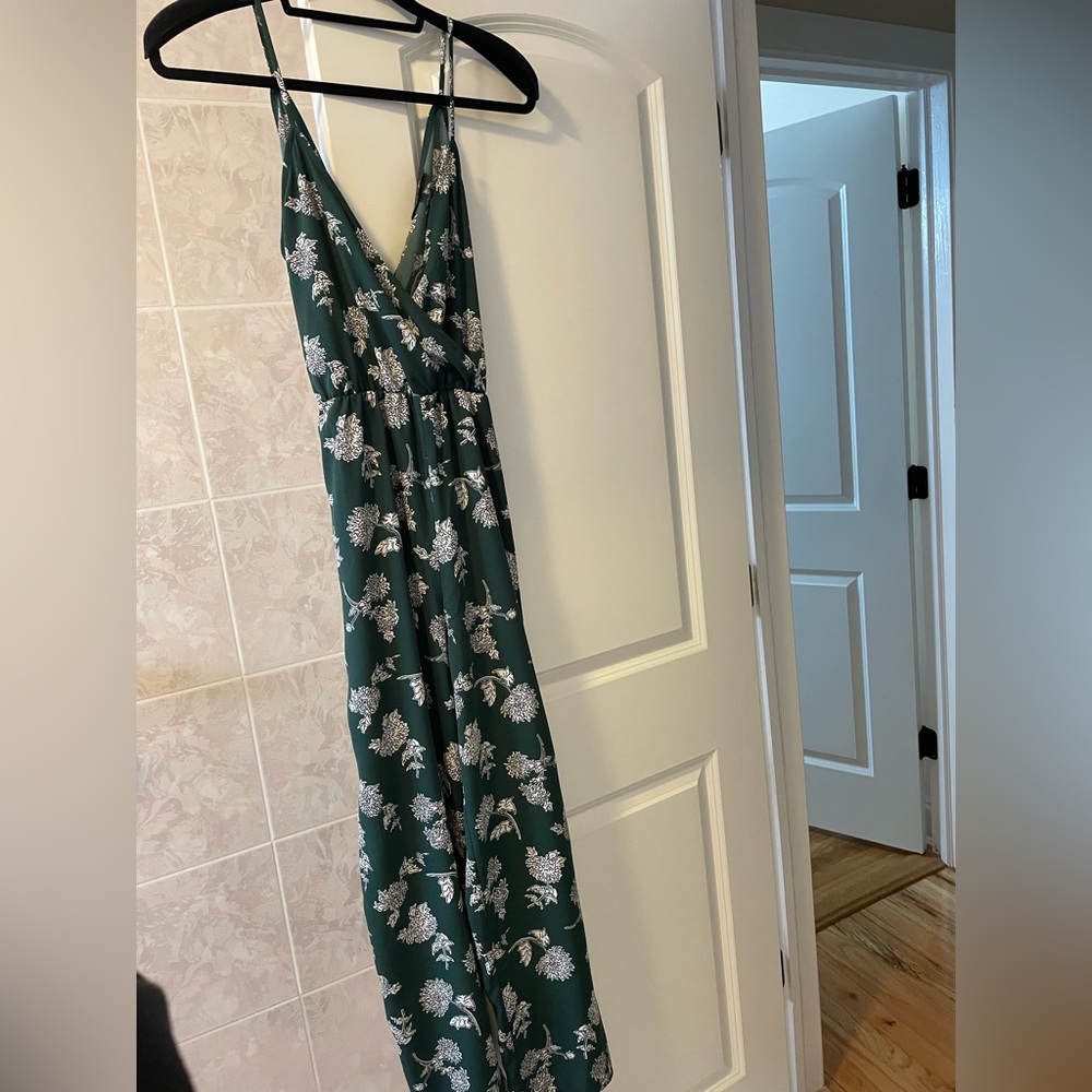 Lulus green jumpsuit